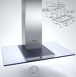 Bosch rangehood DWA09E850A